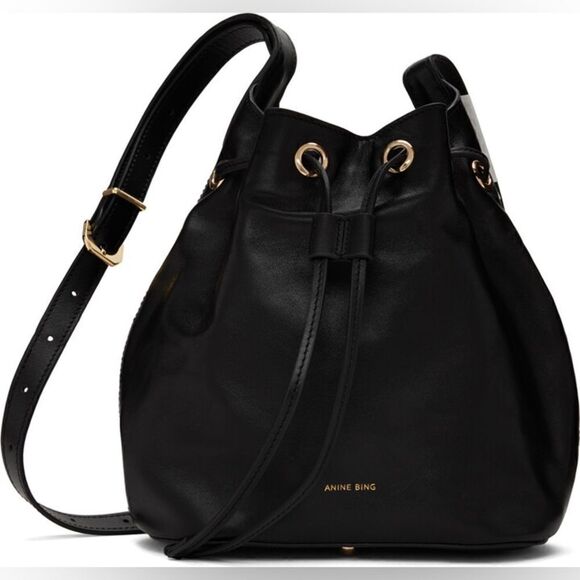 Anine Bing Black Mini Alana Bag - Picture 1 of 12